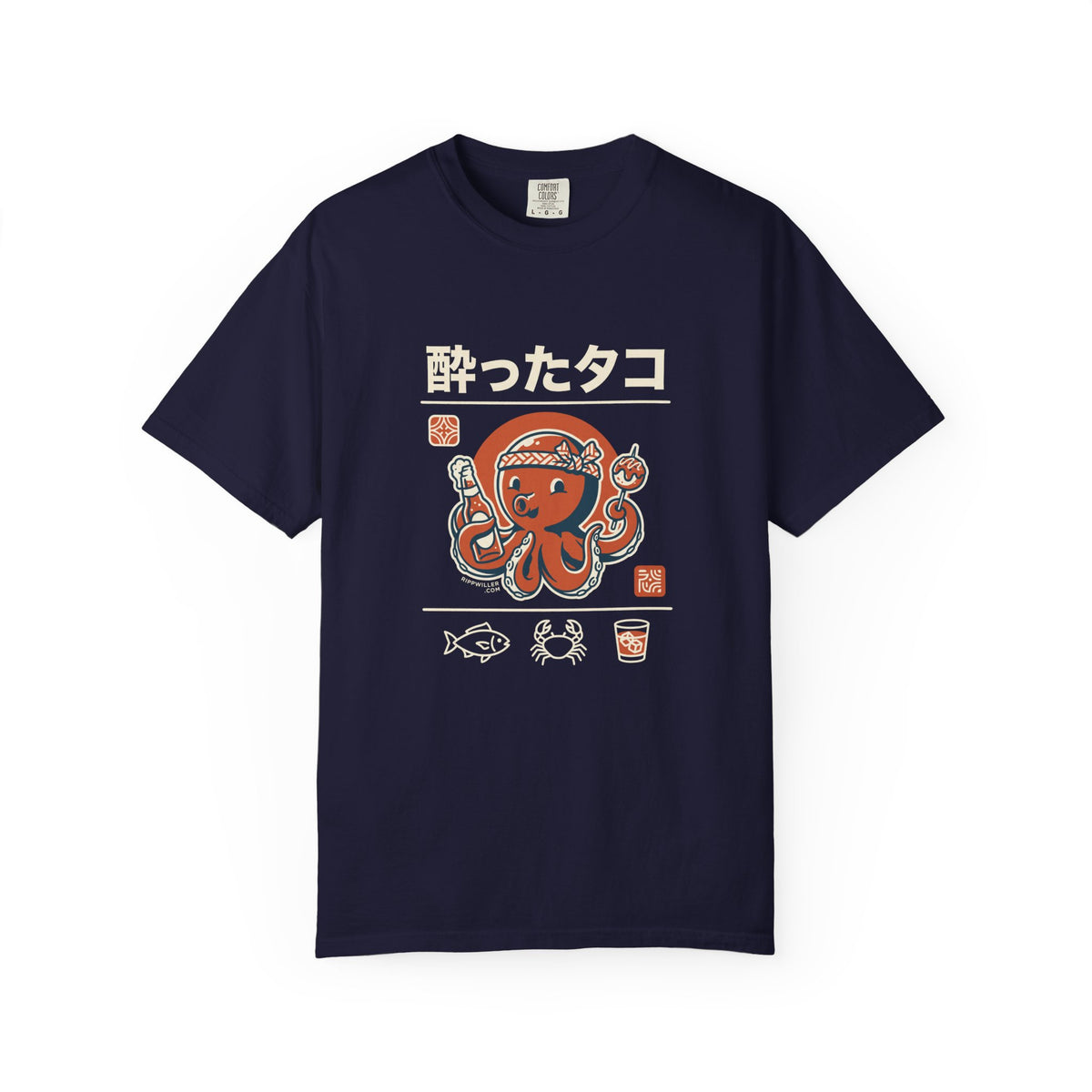 T-shirt Rippwiller Drunken Octopus Night
