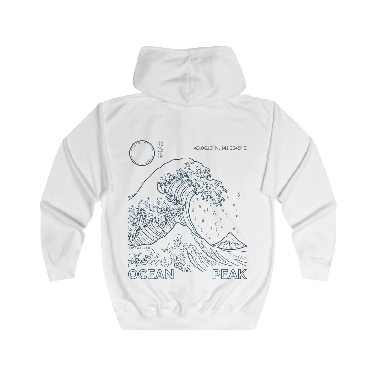 Rippwiller Hokkaido Wave Zip Hoodie