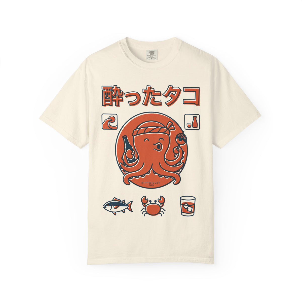 T-shirt Rippwiller Drunken Octopus