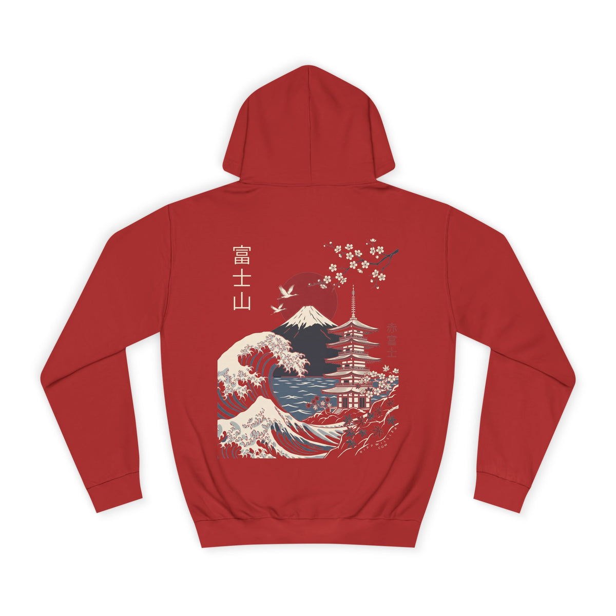 Rippwiller Red Fuji Night Hoodie