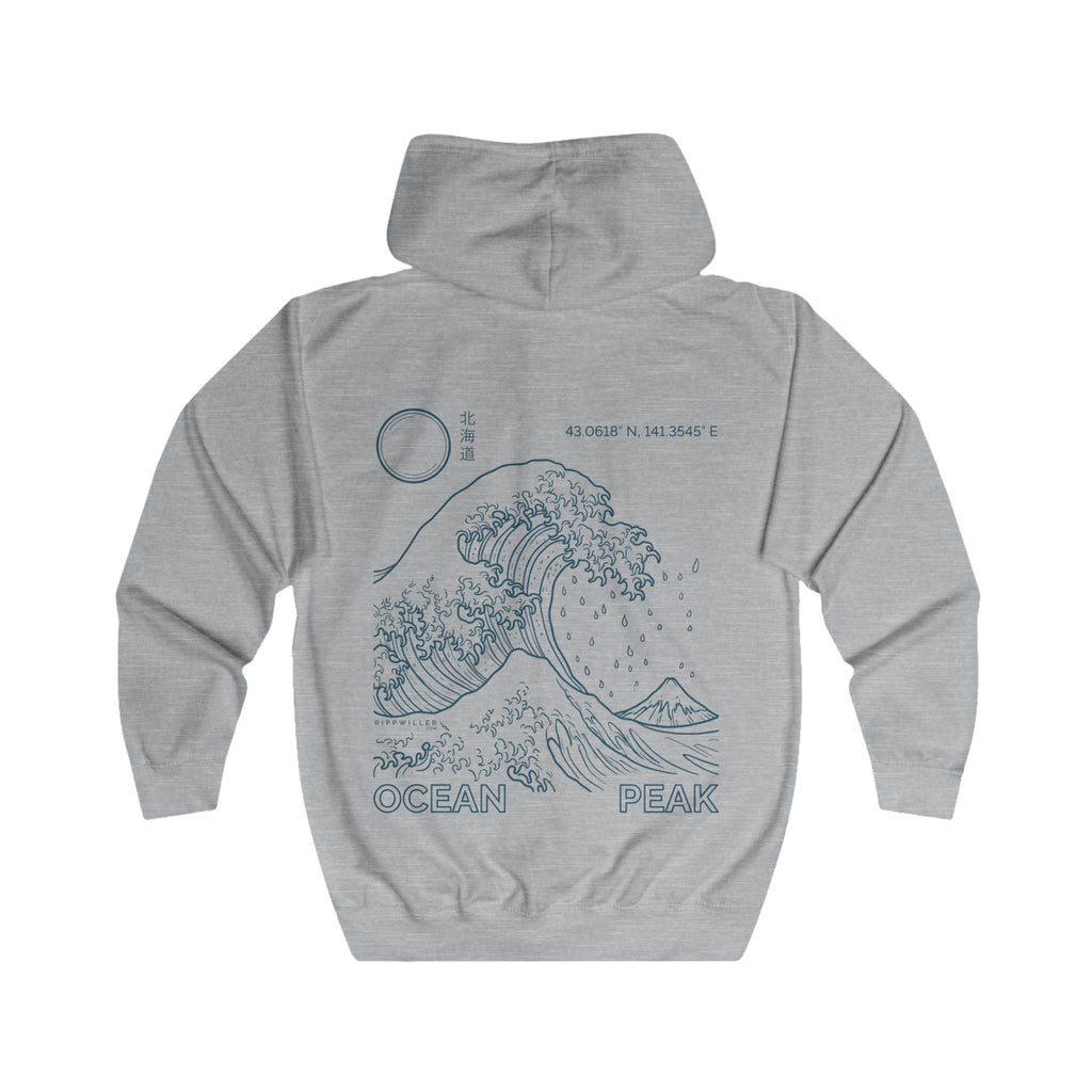 Rippwiller Hokkaido Wave Zip Hoodie