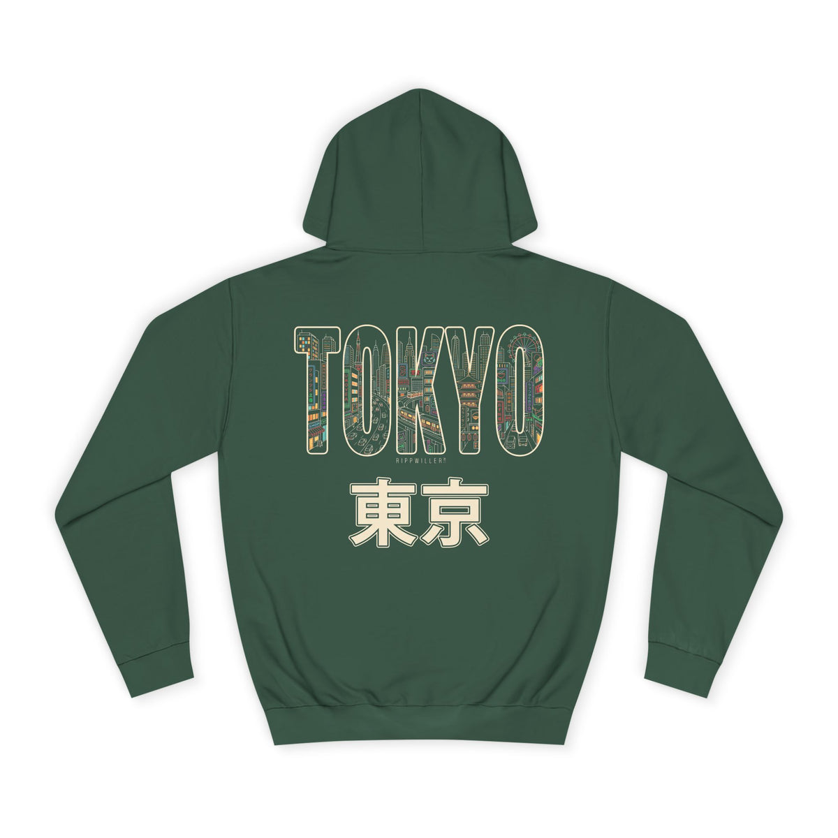 Rippwiller Tokyo Skyline Night Hoodie