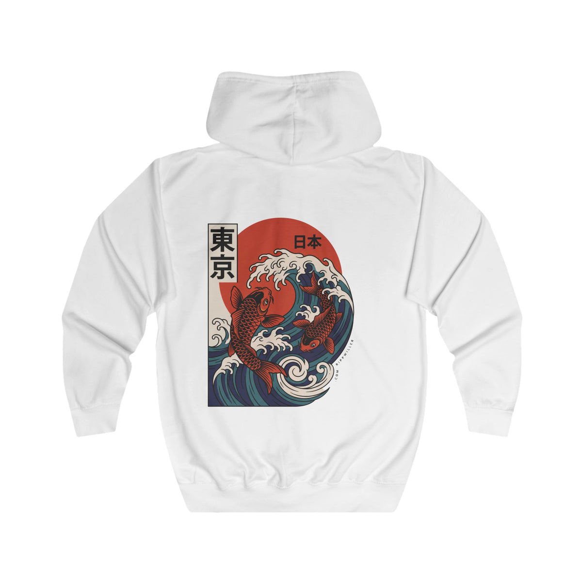 Rippwiller Tokyo Koi Zip Hoodie