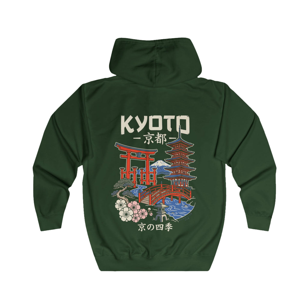 Rippwiller Kyoto Scenes Night Zip Hoodie