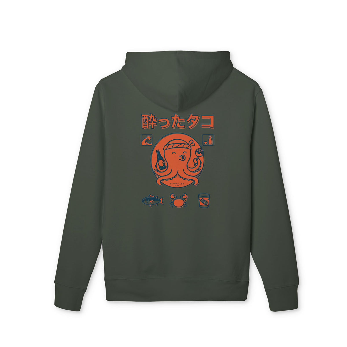 Rippwiller Drunken Octopus Hoodie