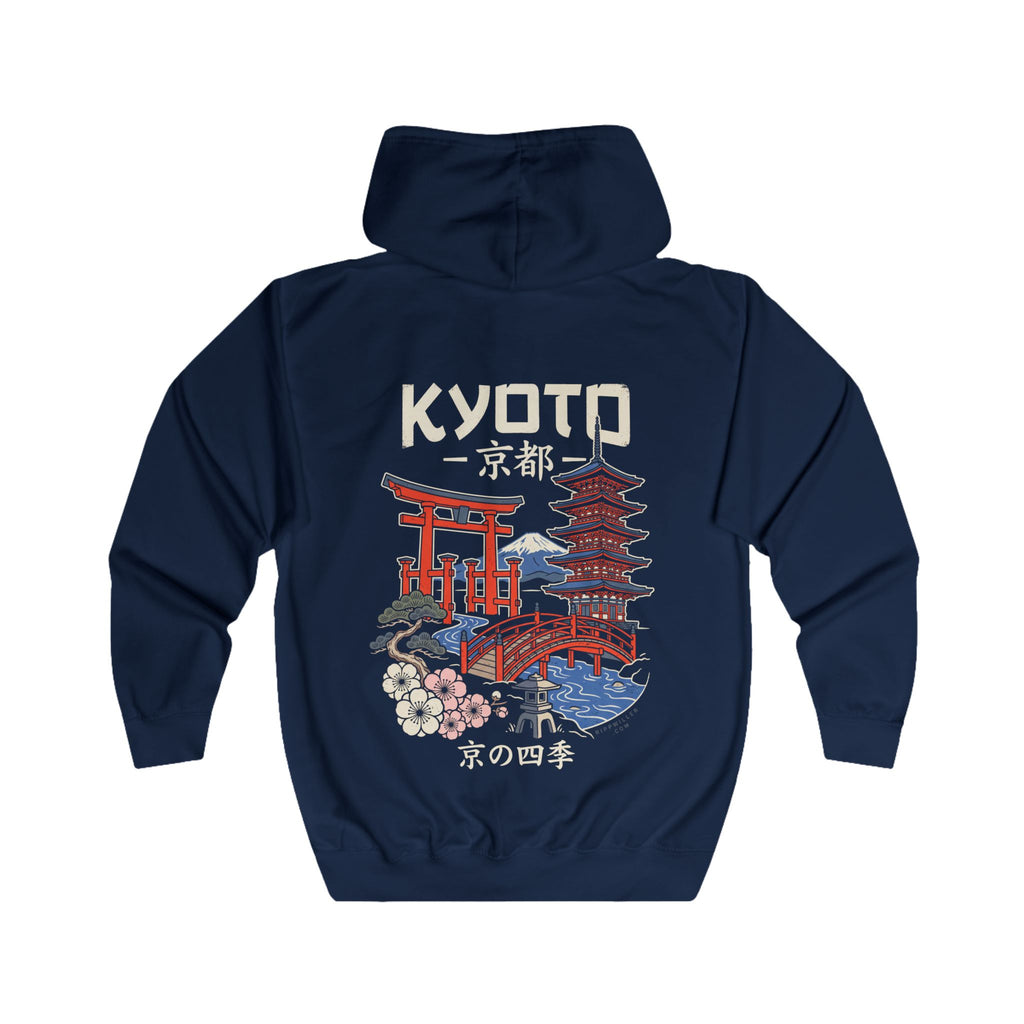 Rippwiller Kyoto Scenes Night Zip Hoodie