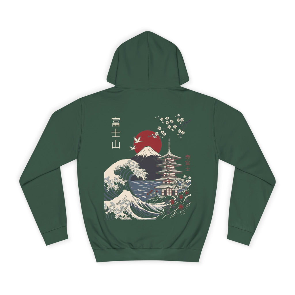 Rippwiller Red Fuji Night Hoodie
