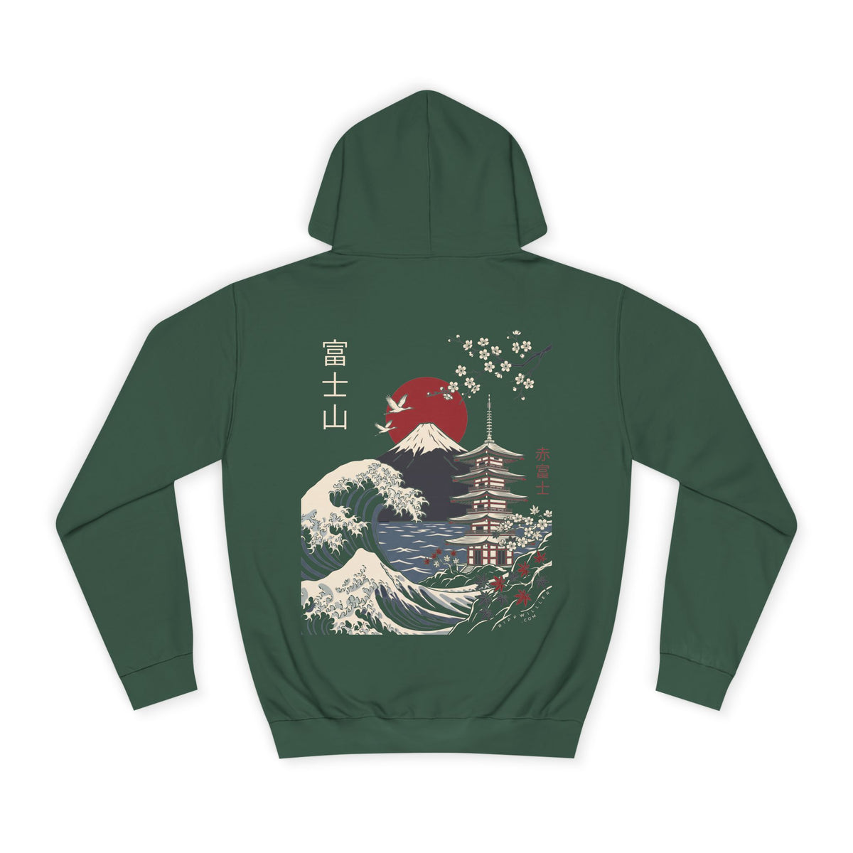 Rippwiller Red Fuji Night Hoodie