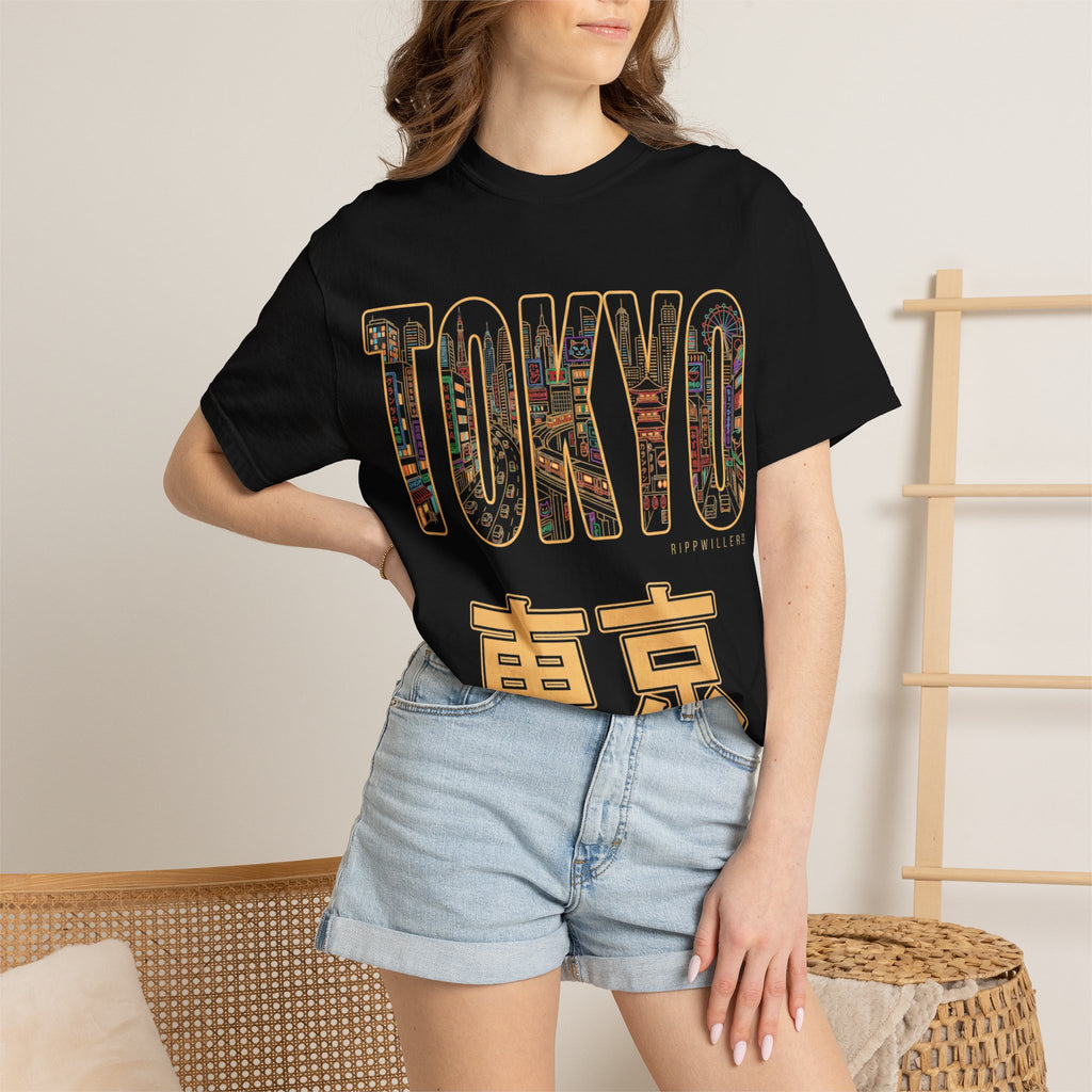 Rippwiller Tokyo Skyline Night Tee