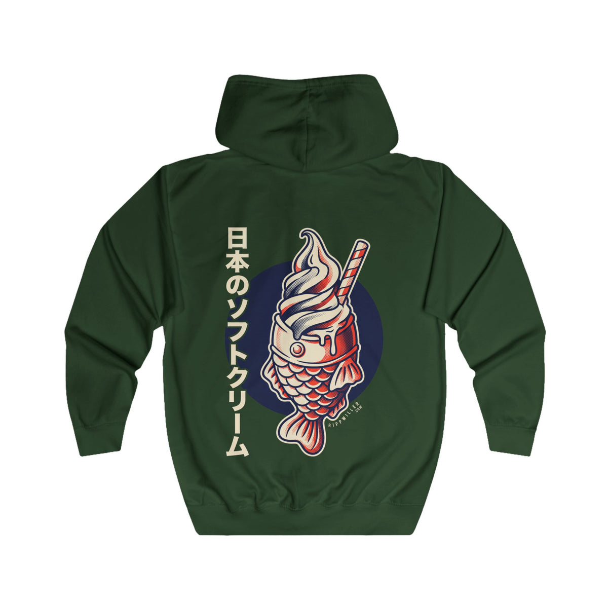 Rippwiller Taiyaki Night Zip Hoodie