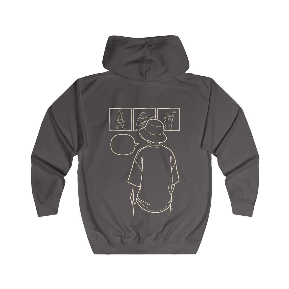 Rippwiller Bucket Kid Night Zip Hoodie