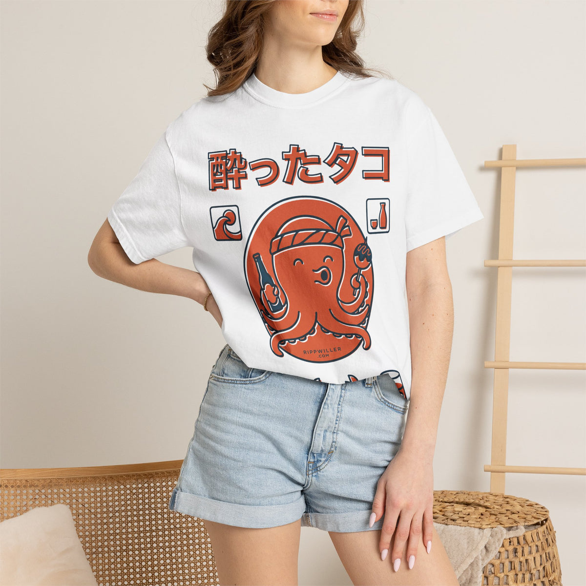 T-shirt Rippwiller Drunken Octopus