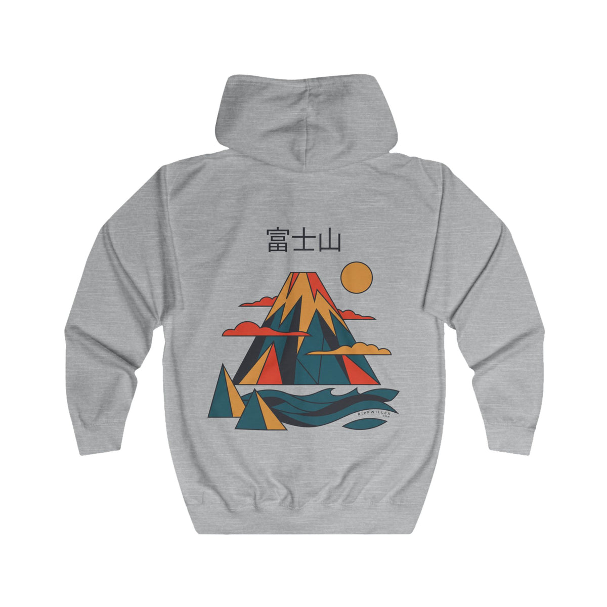Rippwiller Fuji Poster Zip Hoodie