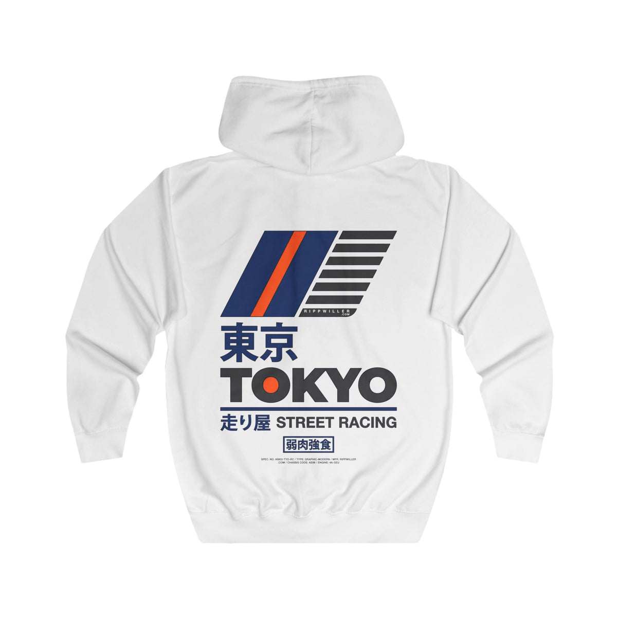 Rippwiller Street Racing Zip Hoodie