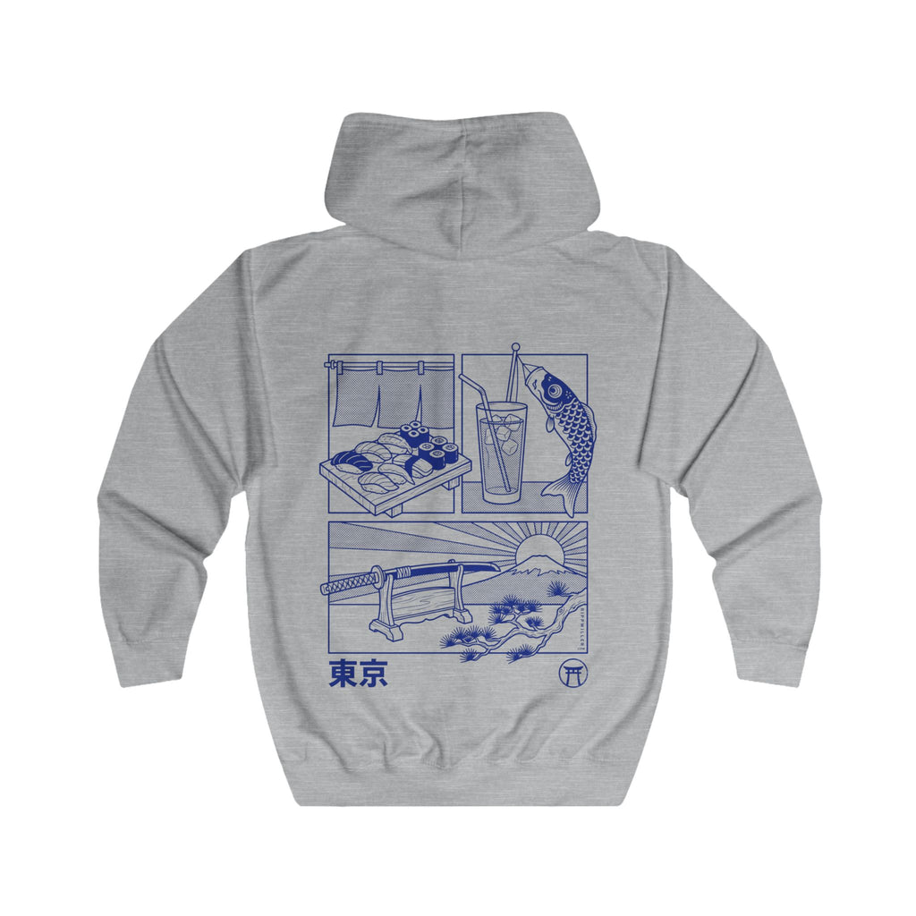 Rippwiller Tokyo Panels Zip Hoodie