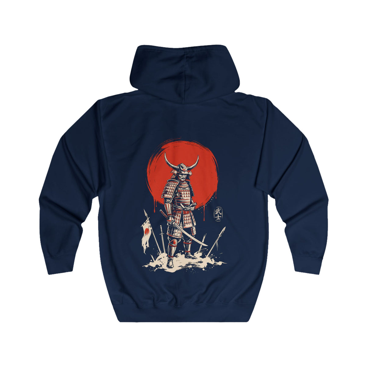 Rippwiller Ink Samurai Night Zip Hoodie
