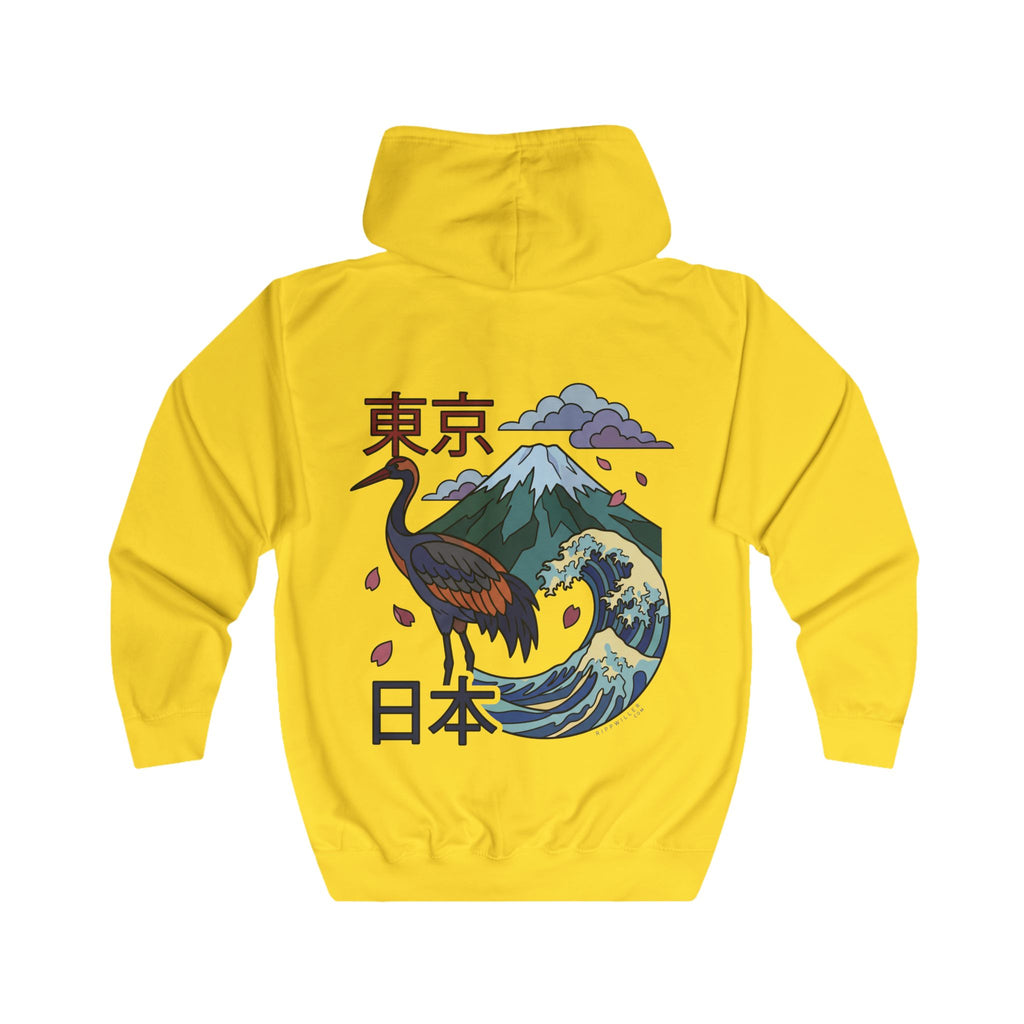 Rippwiller Tokyo Crane Zip Hoodie