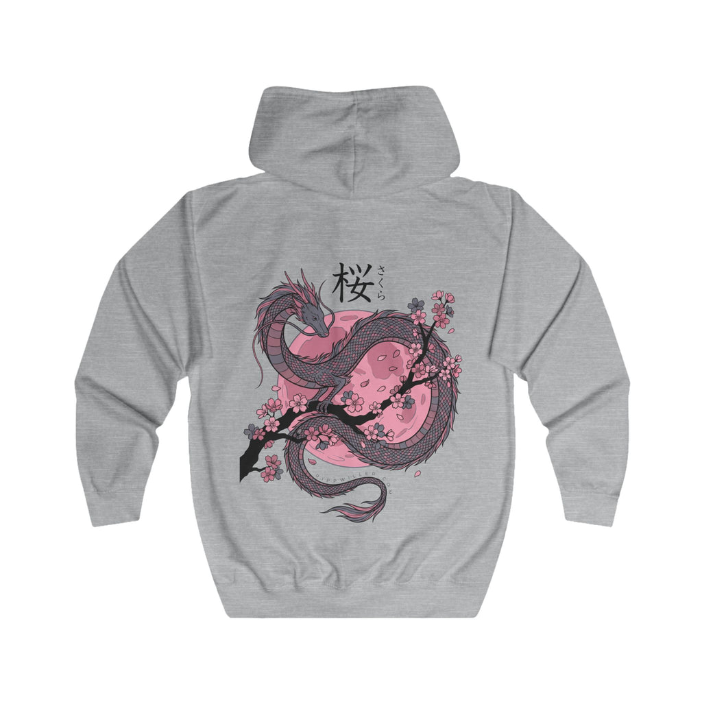 Rippwiller Moon Dragon Zip Hoodie