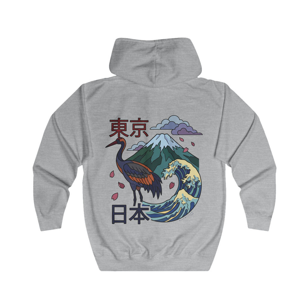Rippwiller Tokyo Crane Zip Hoodie