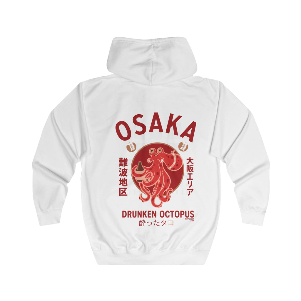 Rippwiller Osaka Red Zip Hoodie
