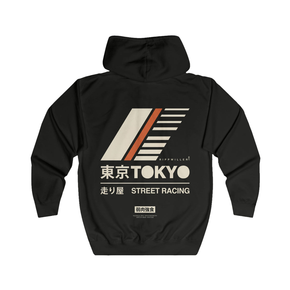 Rippwiller Street Racing Night Zip Hoodie