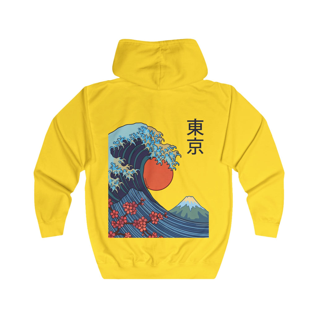 Rippwiller Great Wave Zip Hoodie