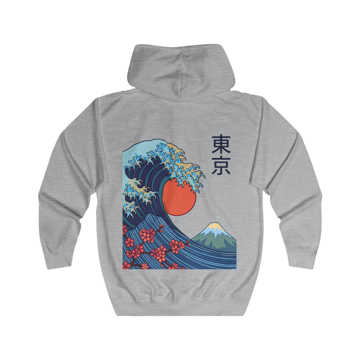 Rippwiller Great Wave Zip Hoodie
