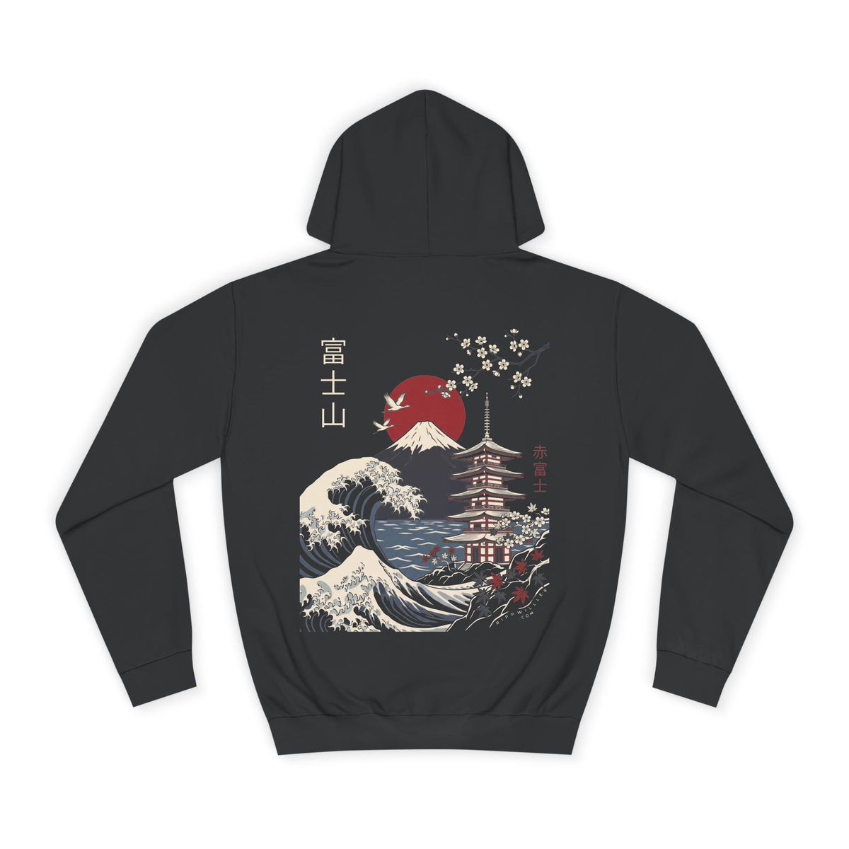 Rippwiller Red Fuji Night Hoodie