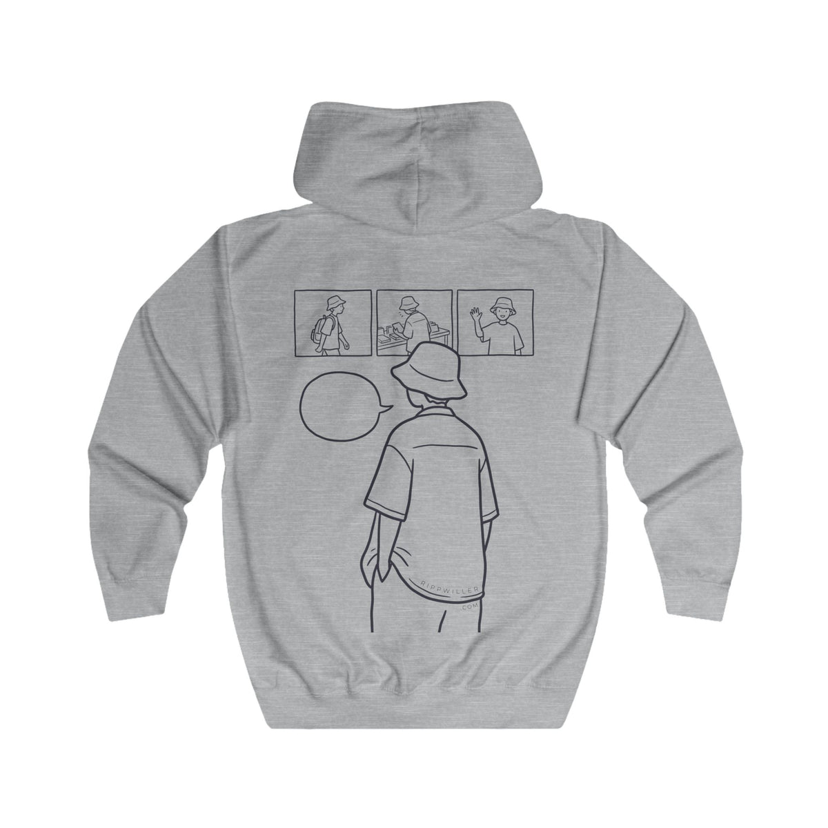 Rippwiller Bucket Kid Zip Hoodie