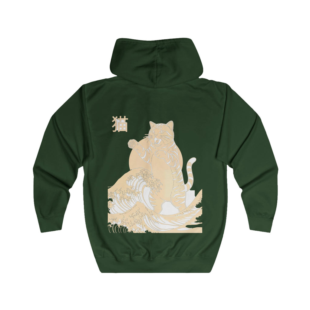 Rippwiller Kaiju Cat Night Zip Hoodie