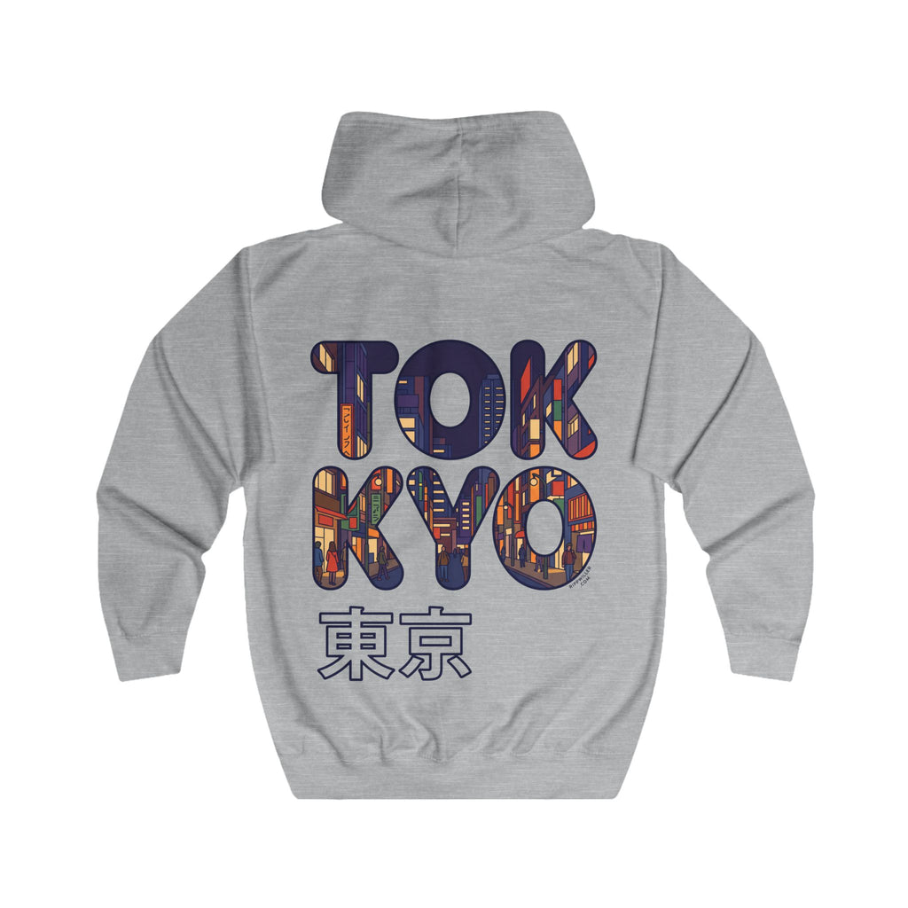 Rippwiller Tokyo Skyline Zip Hoodie