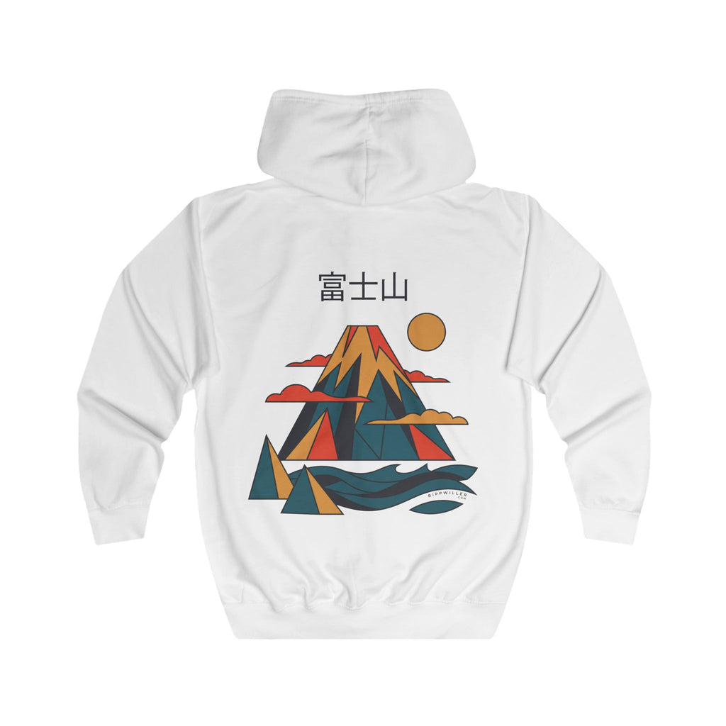 Rippwiller Fuji Poster Zip Hoodie