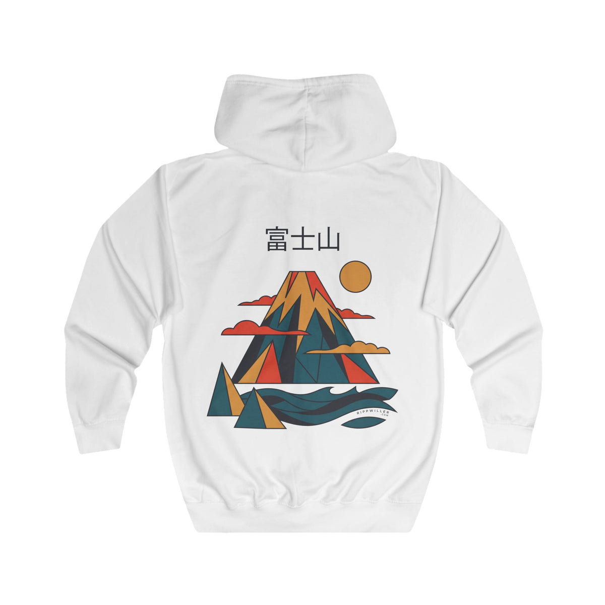 Rippwiller Fuji Poster Zip Hoodie