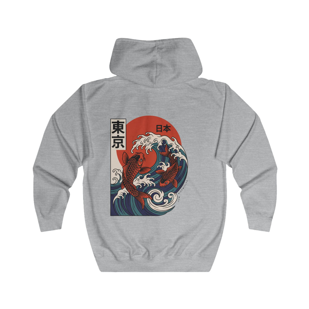 Rippwiller Tokyo Koi Zip Hoodie