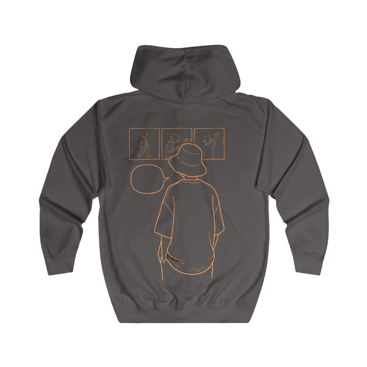 Rippwiller Bucket Kid Night Zip Hoodie