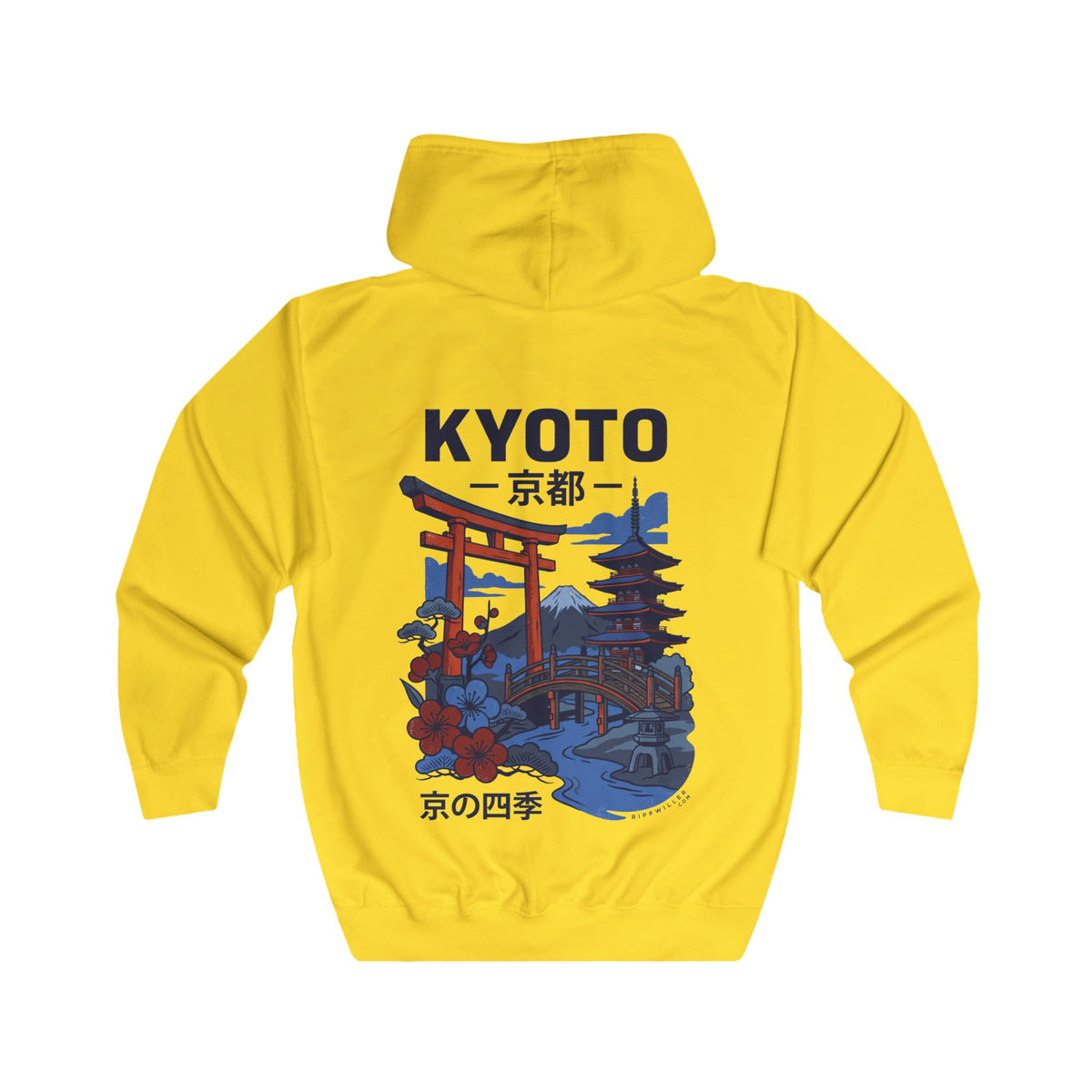 Rippwiller Kyoto Scenes Zip Hoodie