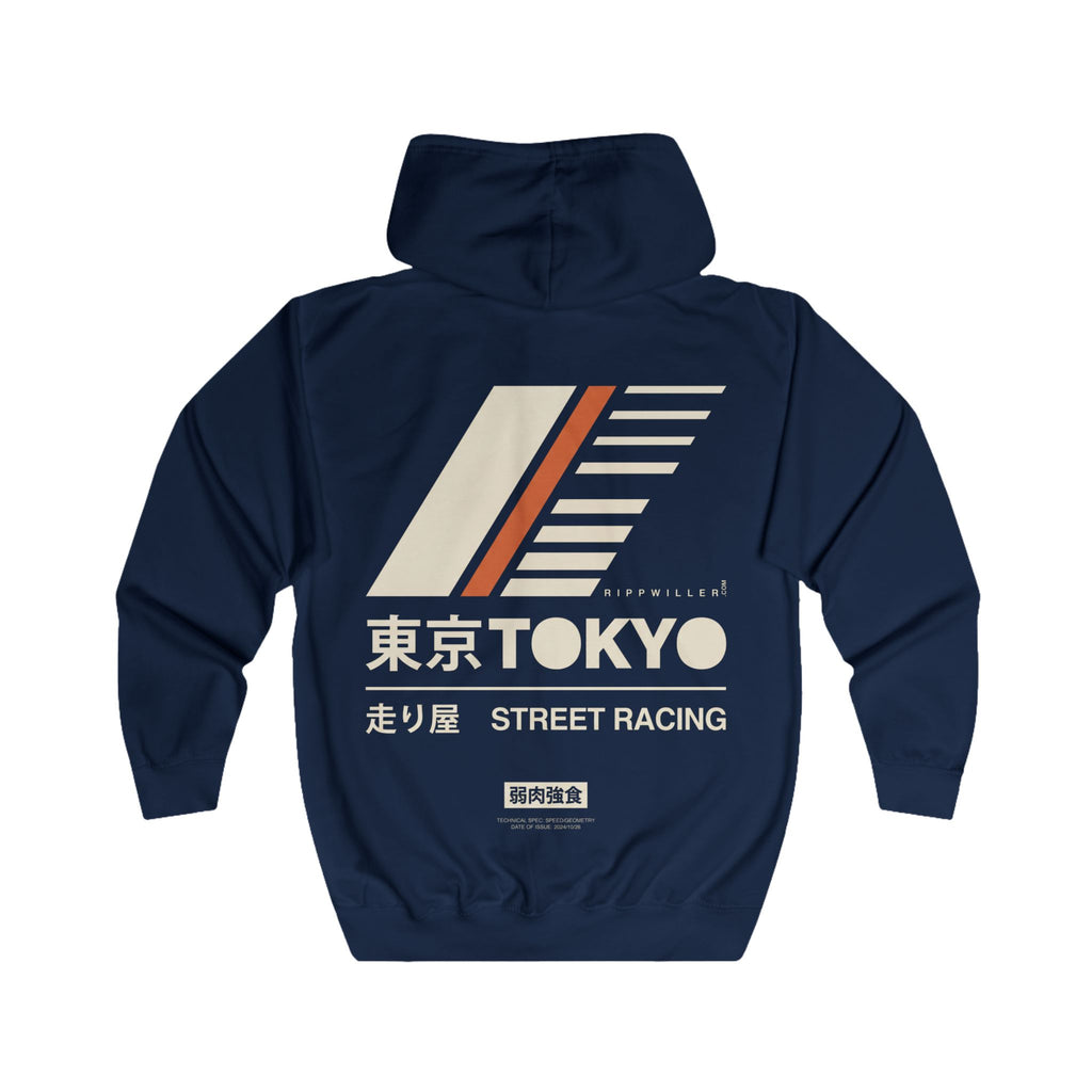 Rippwiller Street Racing Night Zip Hoodie