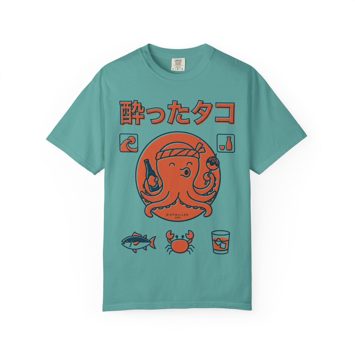 T-shirt Rippwiller Drunken Octopus