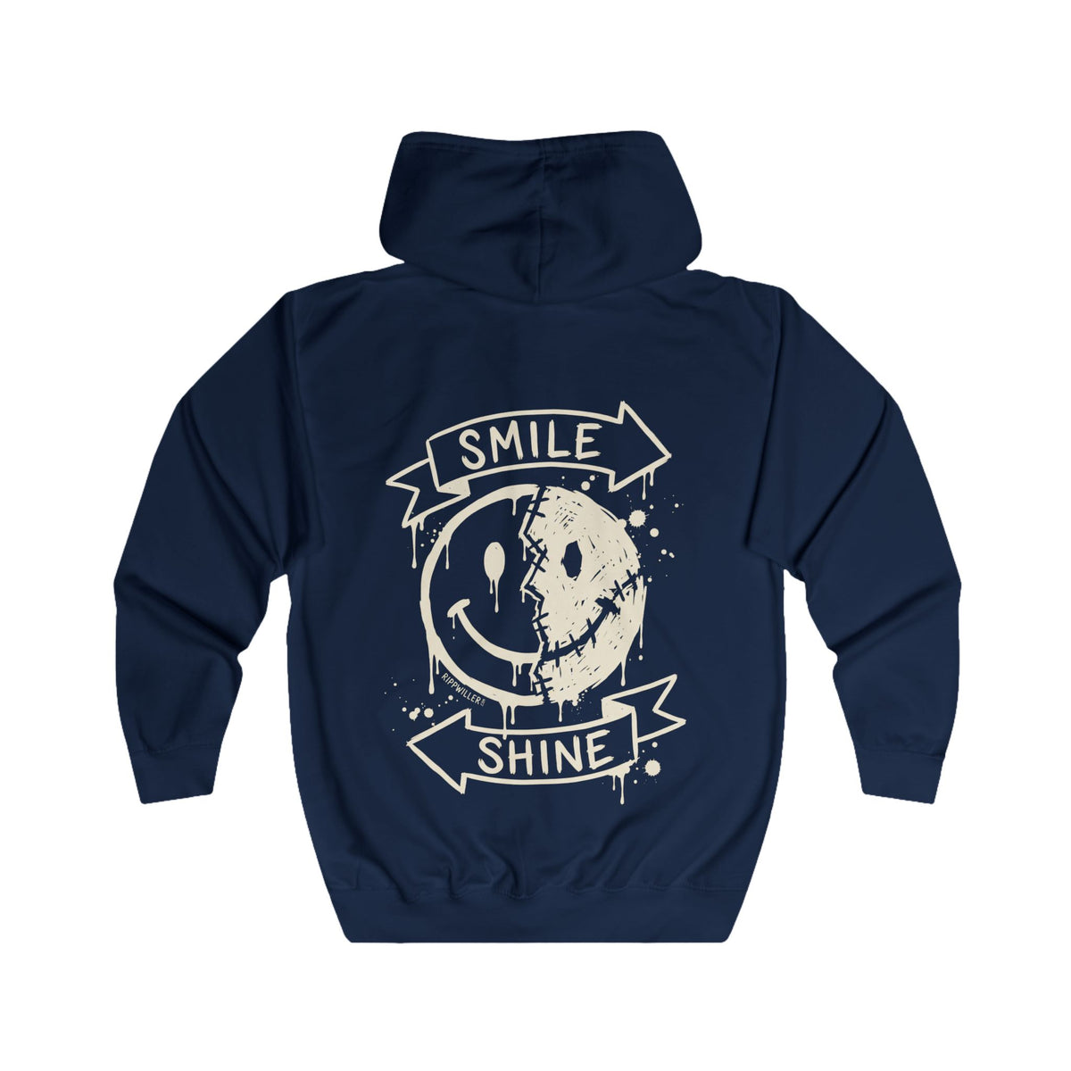 Rippwiller Smile Shine Night Zip Hoodie